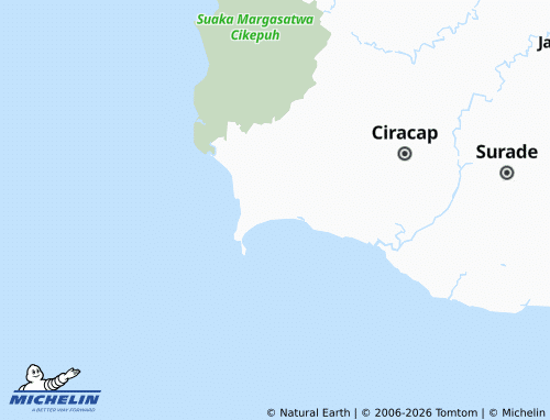 Mapa MICHELIN Ujung Genteng - ViaMichelin