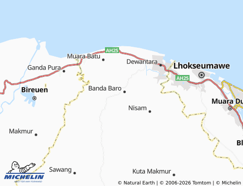 Mappa MICHELIN Ulee Nyeue - ViaMichelin