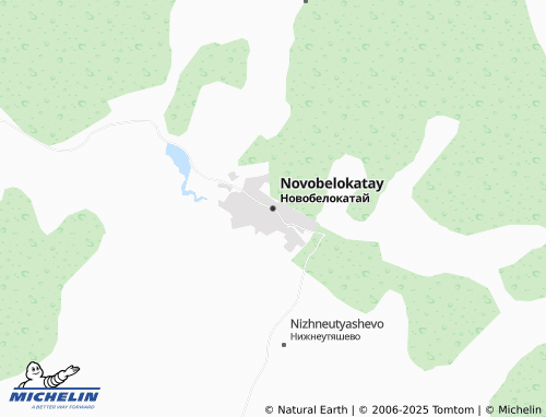 MICHELIN Novobelokatay map - ViaMichelin