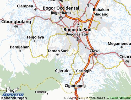 Carte MICHELIN Sukamantri - ViaMichelin