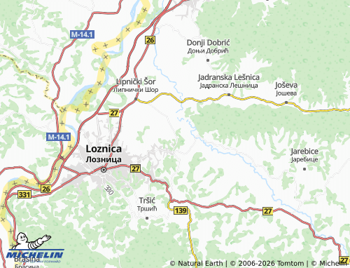 Mapa MICHELIN Lipnica - ViaMichelin