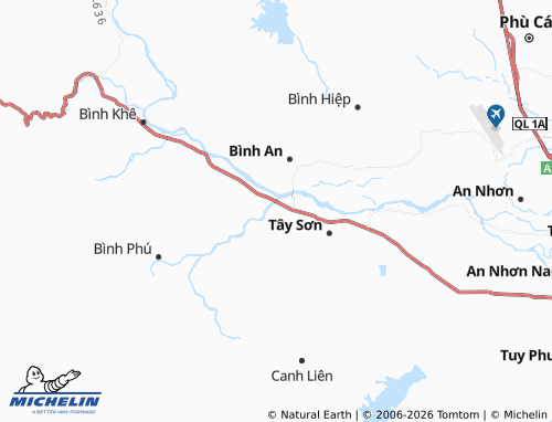 MICHELIN Tây Phú map - ViaMichelin