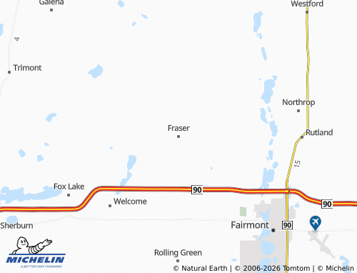 Mappa MICHELIN Fraser - ViaMichelin