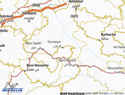 Mapa MICHELIN Fir'awn - ViaMichelin