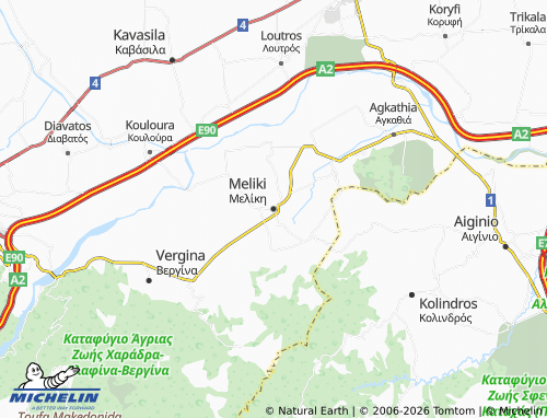 Carte MICHELIN Meliki - ViaMichelin