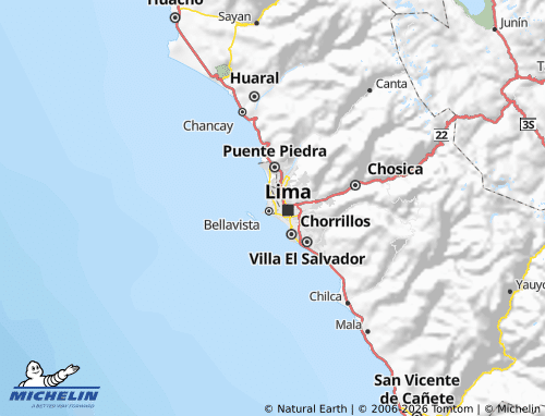 MICHELIN Callao map - ViaMichelin