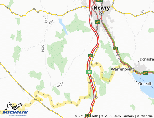 MICHELIN Meigh map - ViaMichelin
