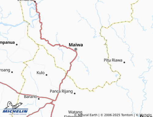 MICHELIN Bangkala map - ViaMichelin