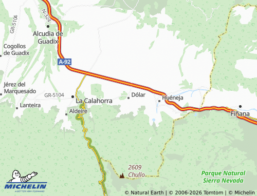 Carte MICHELIN Dólar - ViaMichelin