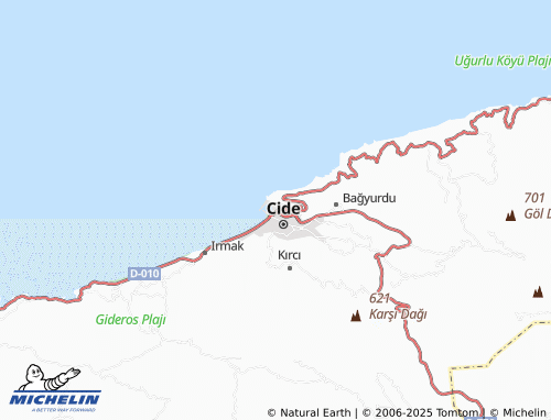 MICHELIN Cumhuriyet map - ViaMichelin