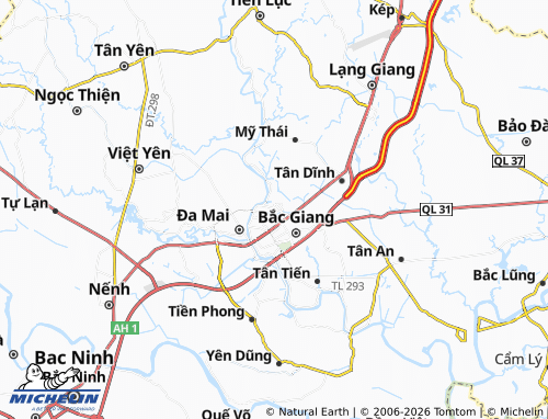 Mapa MICHELIN Thọ Xương - ViaMichelin