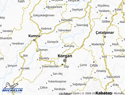 Kaart MICHELIN Kurtuluş - ViaMichelin