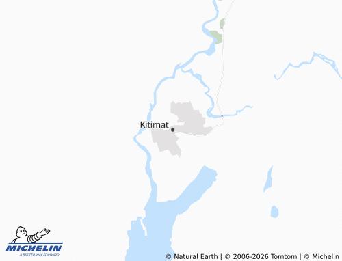 Carte MICHELIN Kitimat - ViaMichelin