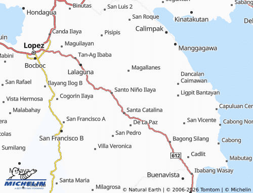 MICHELIN San Andres map - ViaMichelin