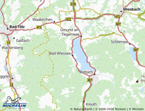 Mappa MICHELIN Bad Wiessee - ViaMichelin