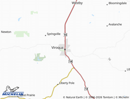 Carte MICHELIN Viroqua - ViaMichelin