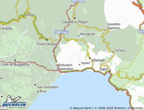 Mappa MICHELIN Santa Marina - ViaMichelin