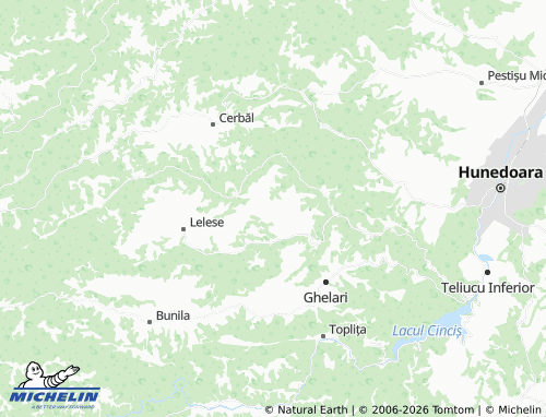 MICHELIN Cerișor map - ViaMichelin