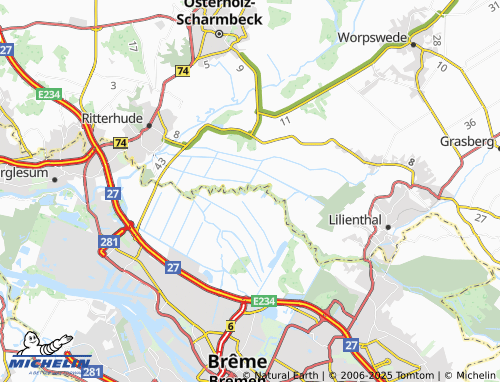 MICHELIN Niederblockland map - ViaMichelin