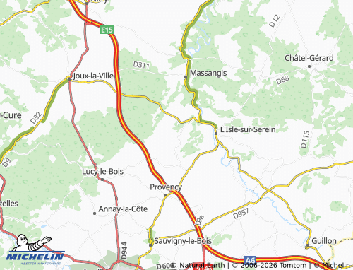 Mappa MICHELIN Coutarnoux - ViaMichelin