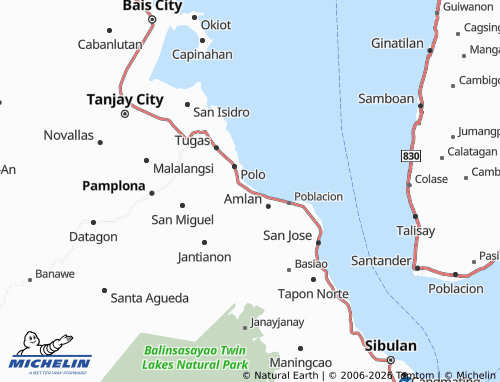 MICHELIN Bio-Os map - ViaMichelin