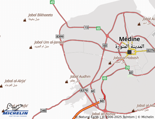 Carte MICHELIN Hay al-Sikkah al-Hadeed - ViaMichelin