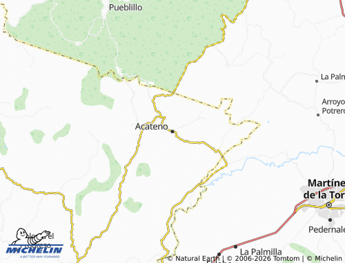 Carte MICHELIN Acateno - ViaMichelin