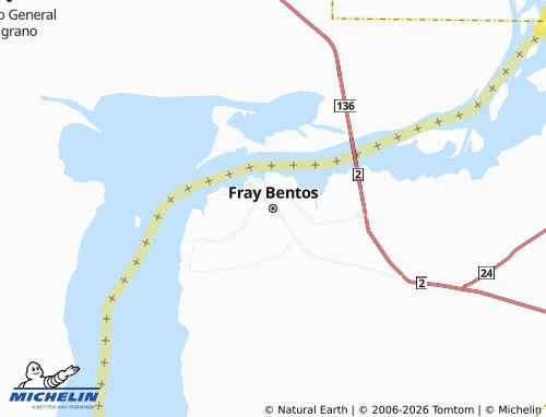 MICHELIN Fray Bentos map - ViaMichelin