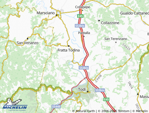 MICHELIN Poggiolo map - ViaMichelin