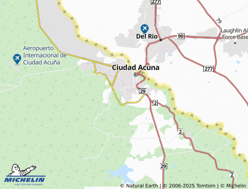 MICHELIN San Antonio map - ViaMichelin