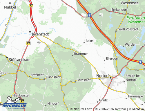 MICHELIN Brammer map - ViaMichelin