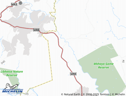 MICHELIN Mapokane map - ViaMichelin