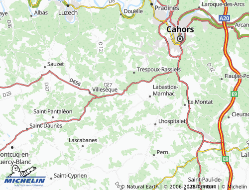 MICHELIN Le Cluzel map - ViaMichelin