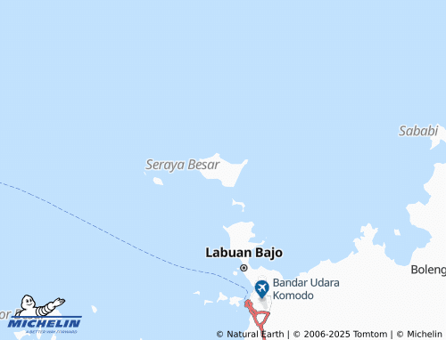 MICHELIN Seraya Maranu map - ViaMichelin