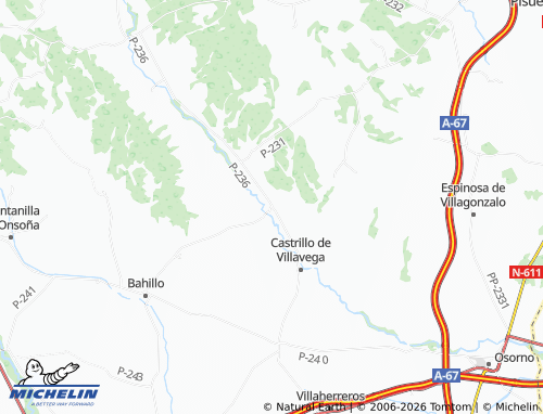 MICHELIN Bárcena de Campos map - ViaMichelin
