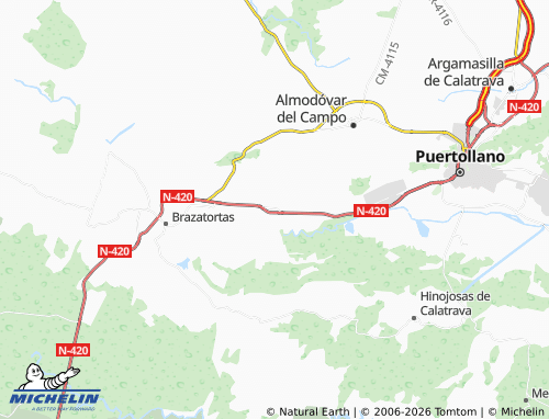 MICHELIN Retamar map - ViaMichelin