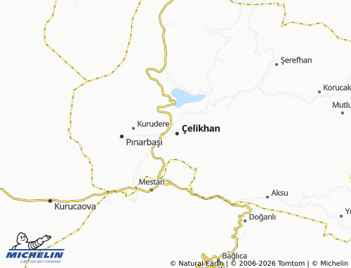 MICHELIN Yunus Emre map - ViaMichelin