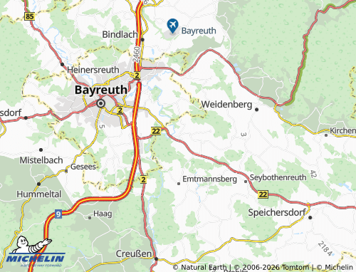 MICHELIN Neunkirchen am Main map - ViaMichelin