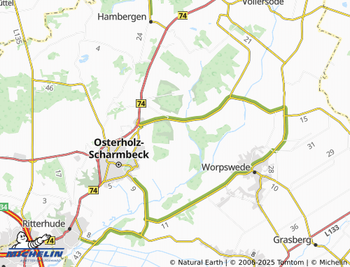 MICHELIN Altenbrück map - ViaMichelin