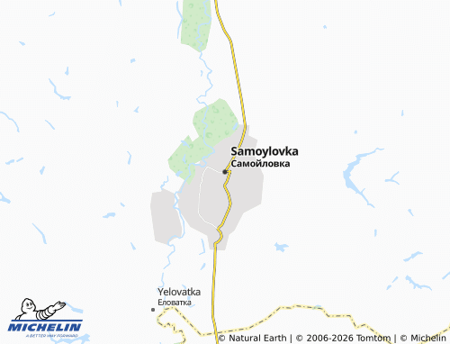 MICHELIN-Landkarte Samoylovka - ViaMichelin