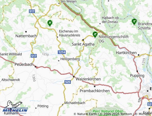 Mapa MICHELIN Esthofen - ViaMichelin