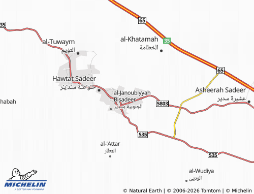 MICHELIN-Landkarte Badr - ViaMichelin