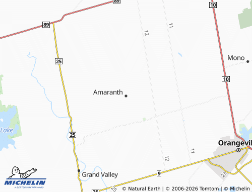 Mapa MICHELIN Amaranth - ViaMichelin