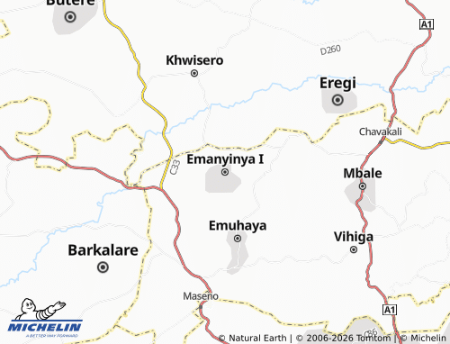 MICHELIN Emanyinya I map - ViaMichelin