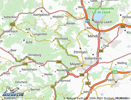 Mapa MICHELIN Bürresheim - ViaMichelin