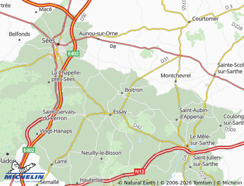 Mappa MICHELIN Boitron - ViaMichelin