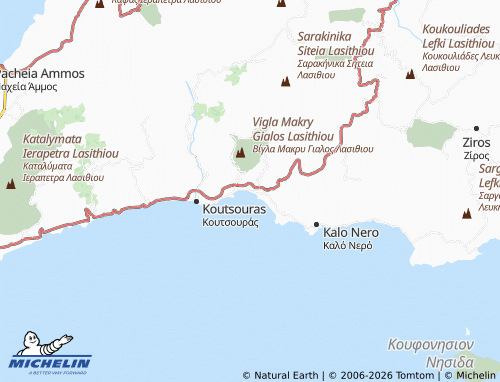 Mappa MICHELIN Analipsi - ViaMichelin