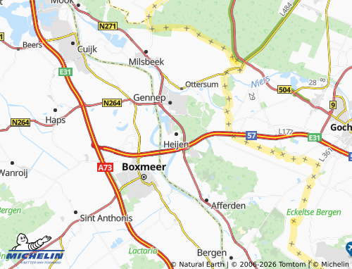 MICHELIN Heijen map - ViaMichelin