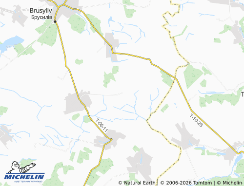 Mapa MICHELIN Dyvyn - ViaMichelin