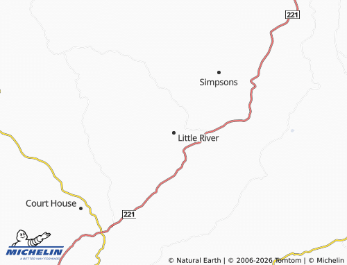 Mappa MICHELIN Little River - ViaMichelin